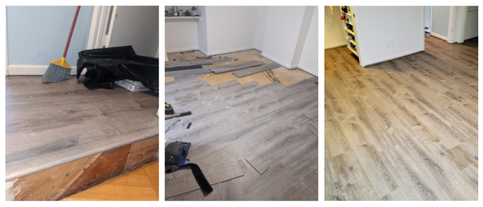 Luxury Vinyl Floor Installation