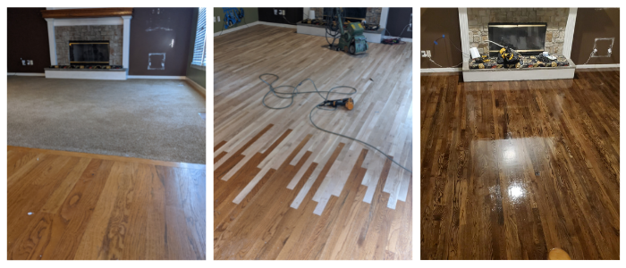 Prairie Village KS Hardwood Installation and Carpet Removal