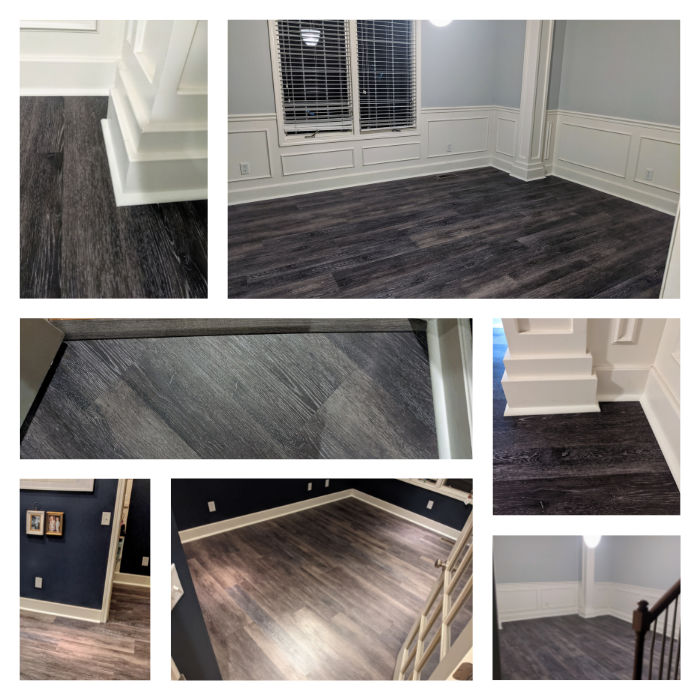 Cheapest 4mm Floating Basement Lvt Dry Back Vinyl Woven Plank