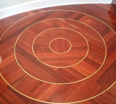 wood flooring installation kansas city custom medallion