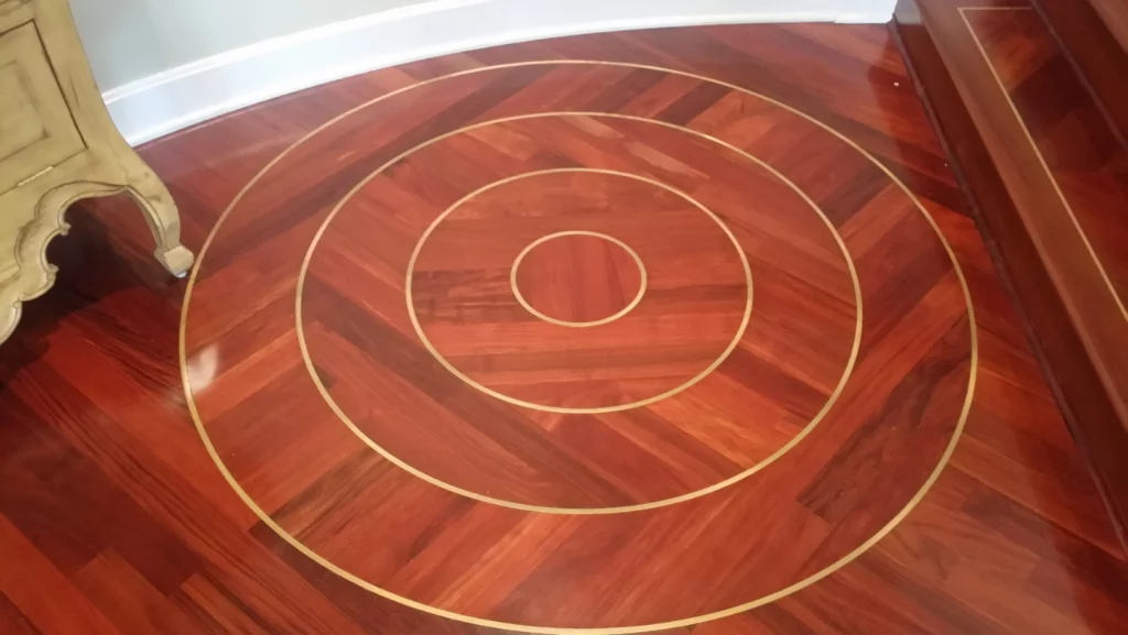 the artistry of wooden floor medallions
