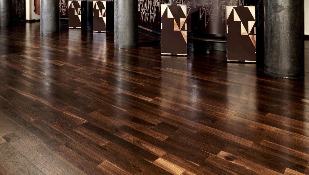 Premium hardwood flooring installation