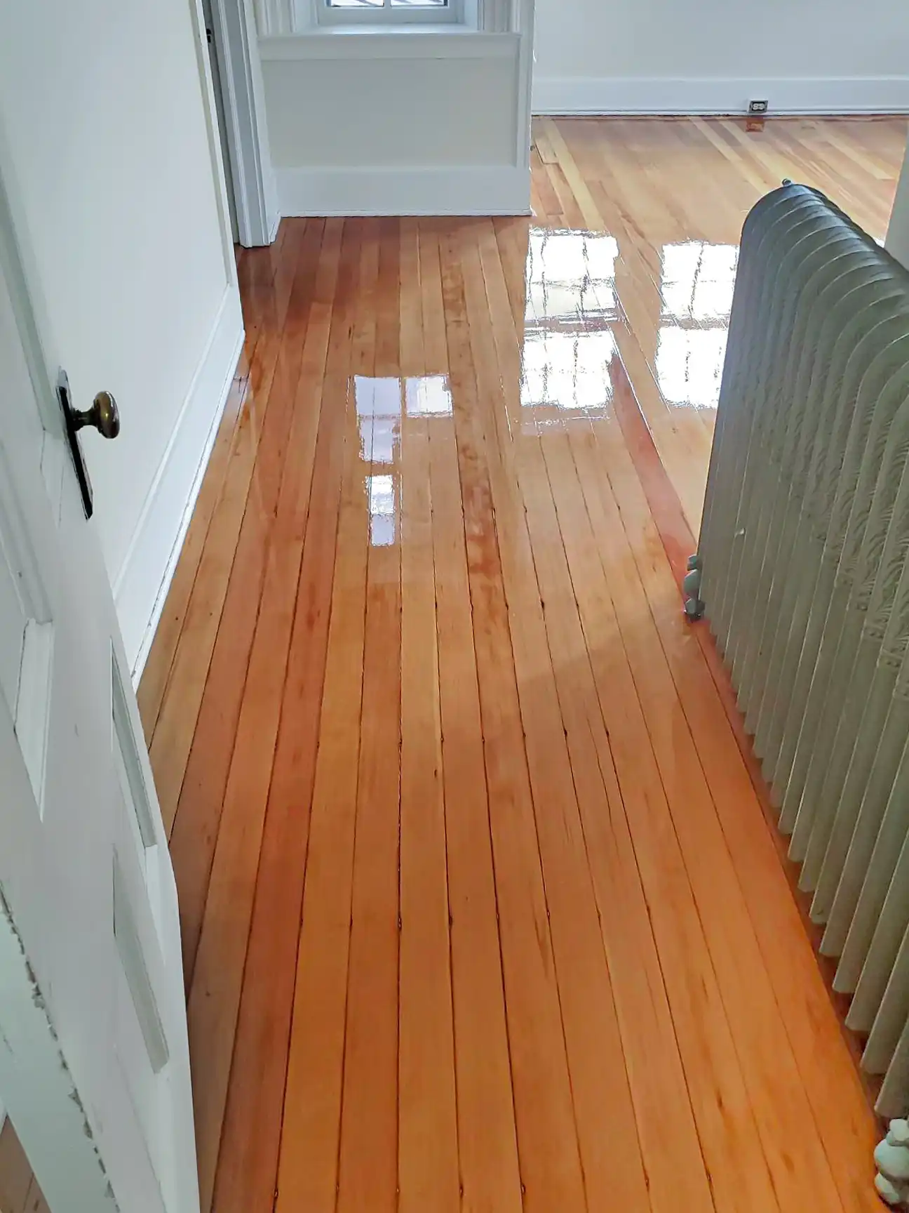 Prefinished hardwood flooring