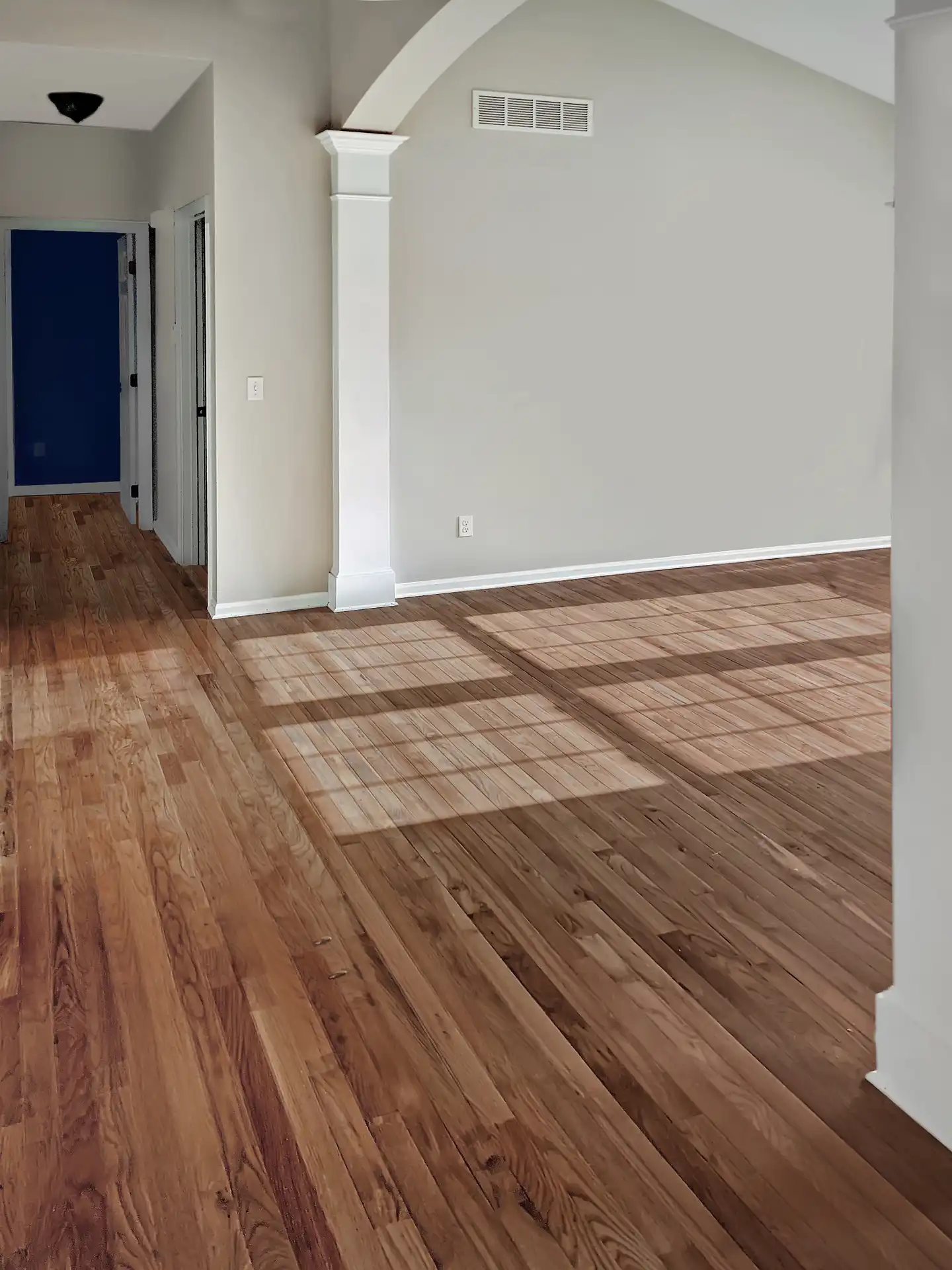 Overland Park hardwood floors dark walnut